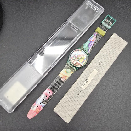 Swatch Once Upon a Time Boston 1993 Watch Set LP114 GG123 New Battery NOS21