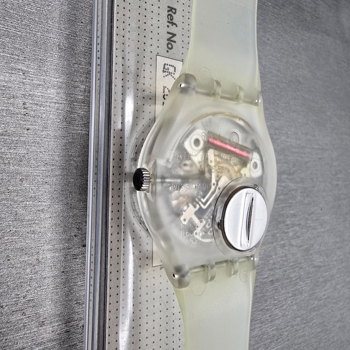 Swatch Olympic Sport Edition Watch Men 34mm Transparent GK209ST New Battery NOS12