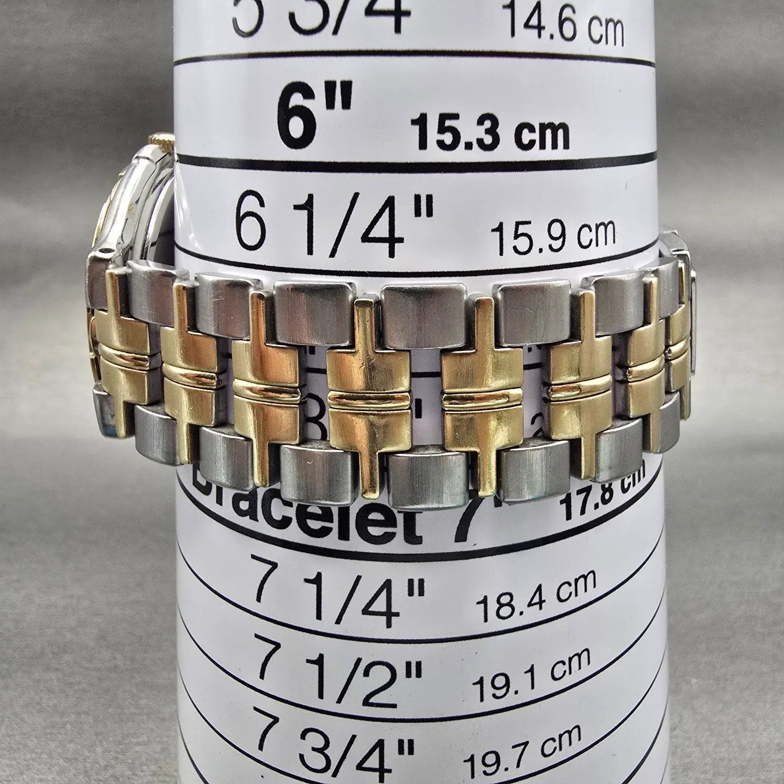 Seiko Dolce Watch Men 33mm Champagne Dial Two Tone Round 5E31-6D40 New Battery9