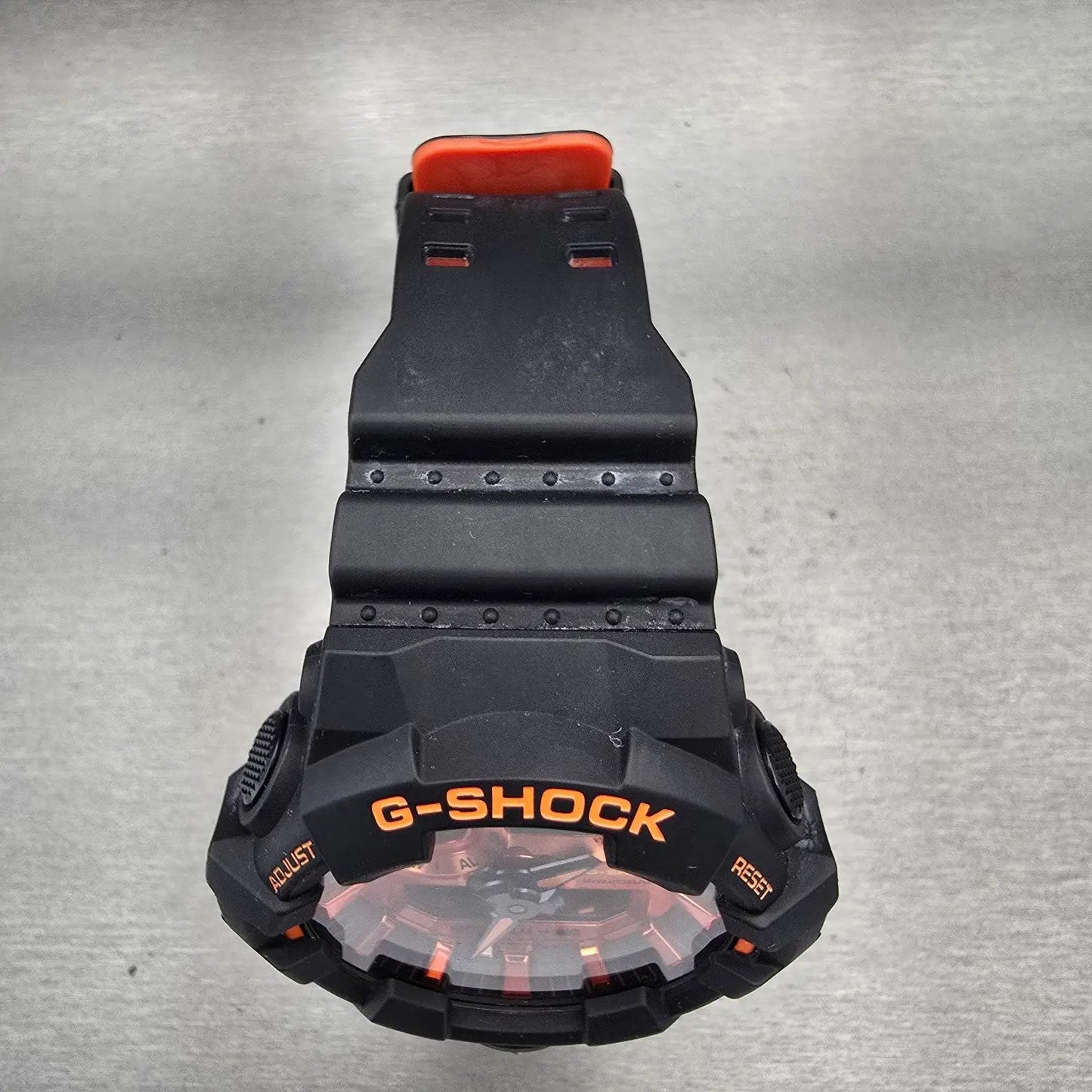 Casio G-Shock GA-700BR Watch Men 53mm Orange Dial Black Chrono Alarm New Battery4