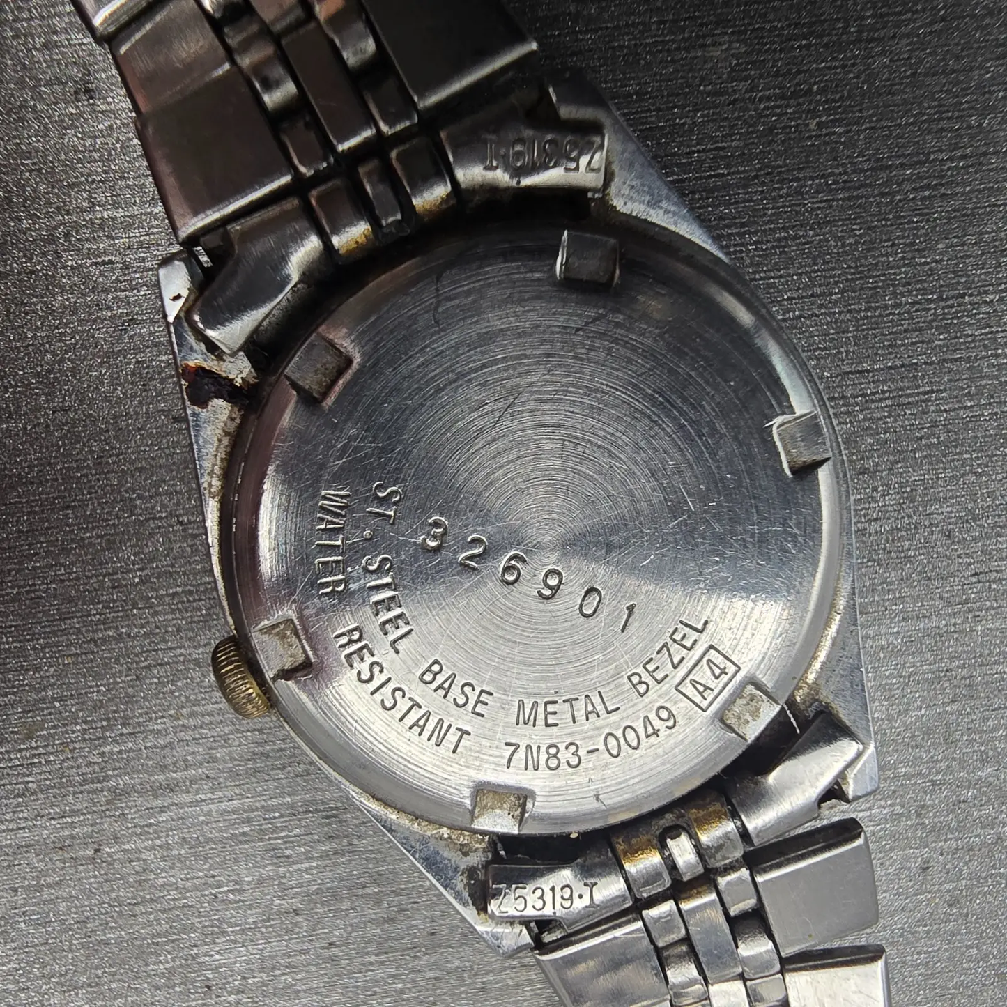 Seiko Watch Women 23mm Black Dial Two Tone Daydate Round 7N83-0049 New Battery10