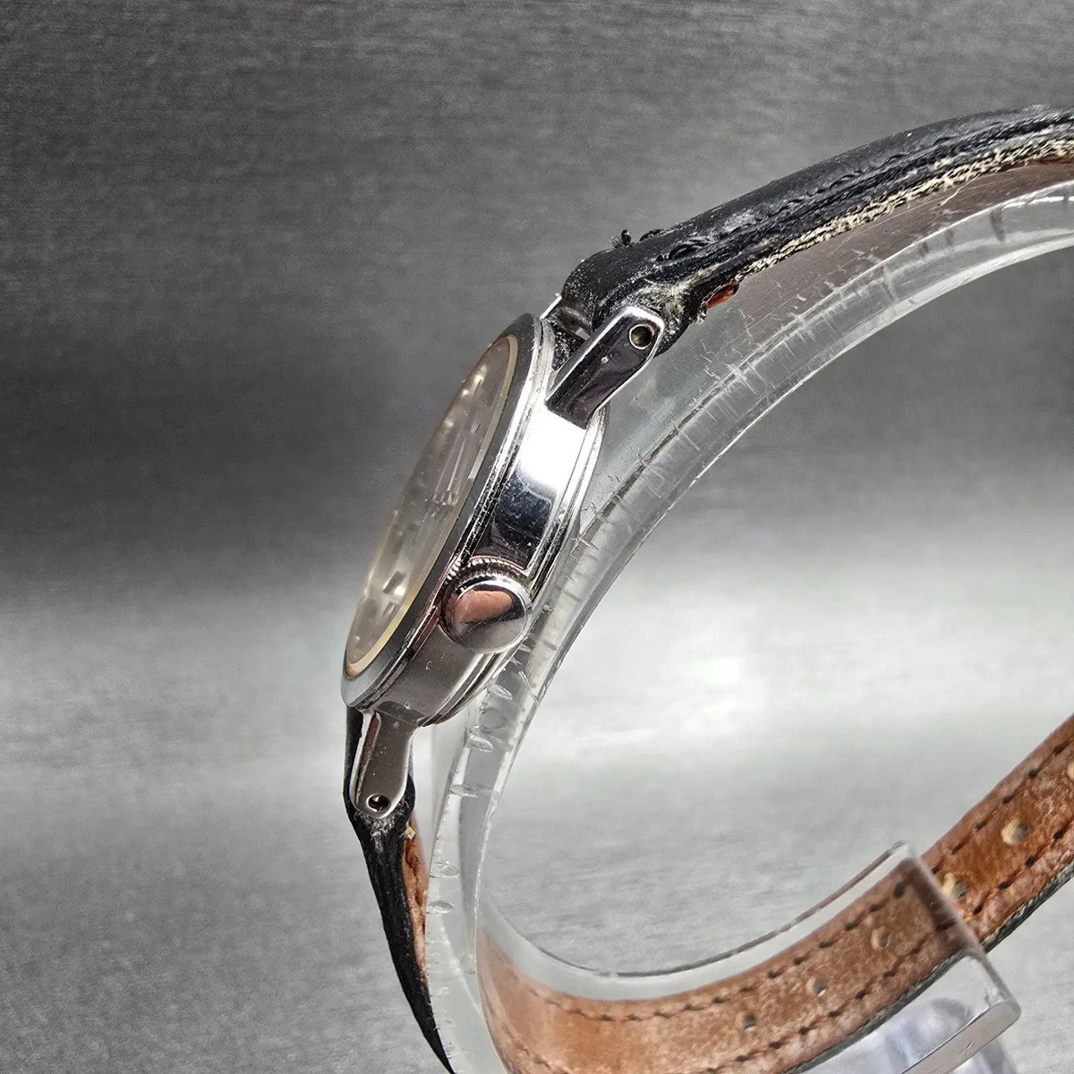 Seiko Watch Women 21mm Silver Dial Silver Tone Round 2C21-0130 New Battery VTG2