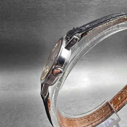 Seiko Watch Women 21mm Silver Dial Silver Tone Round 2C21-0130 New Battery VTG2