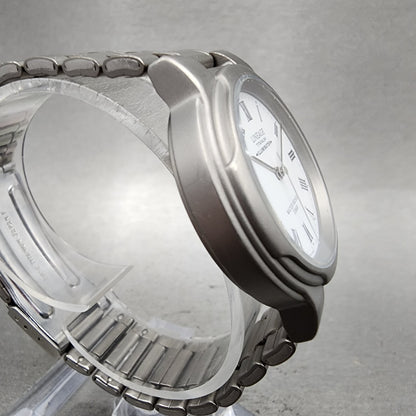 Casio Lineage Watch Men 35mm White Dial Titanium Illuminator LIN102 New Battery3