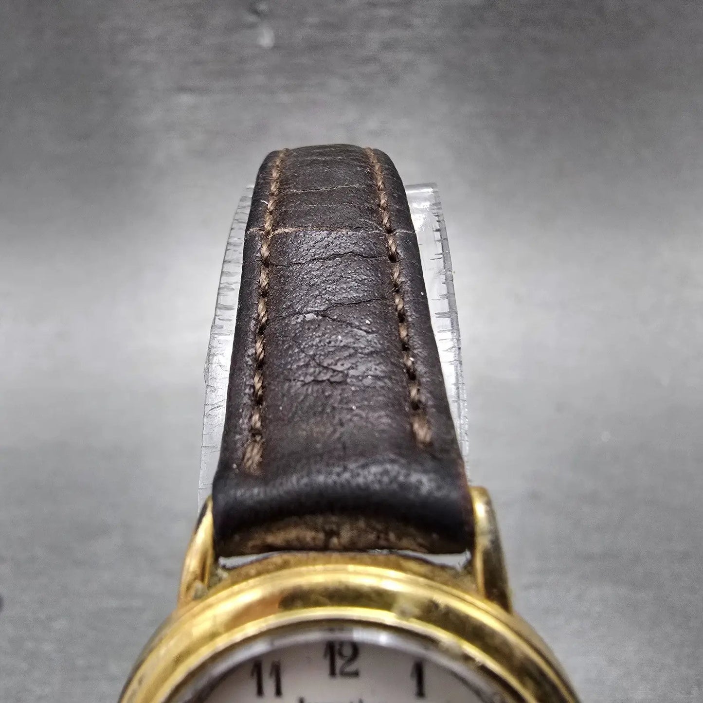 Citizen Vega Junction Watch Women 24mm White Dial Gold Tone 5K30-409418 New Batt4