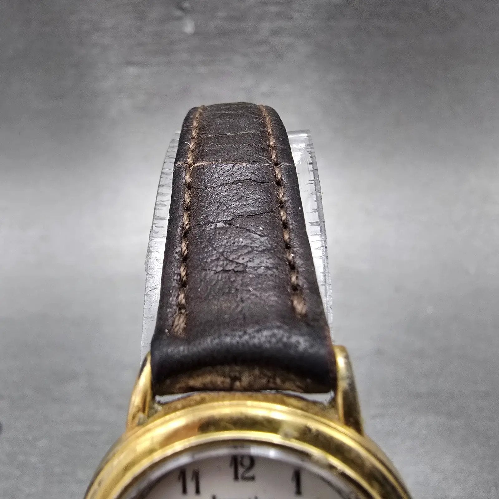 Citizen Vega Junction Watch Women 24mm White Dial Gold Tone 5K30-409418 New Batt4