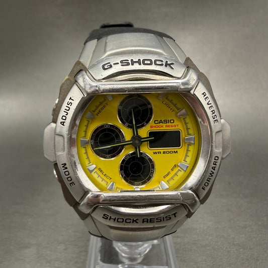 Casio G-Shock G-511 Watch Men 45mm Yellow Dial Steel Analog Digital PARTS0
