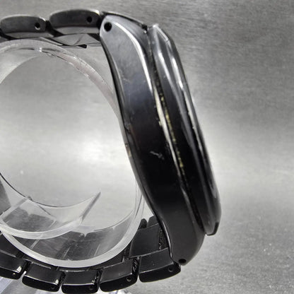 Citizen Eco-Drive Chronograph Watch Men 43mm Black Dial Titanium Date CA0265-59E3