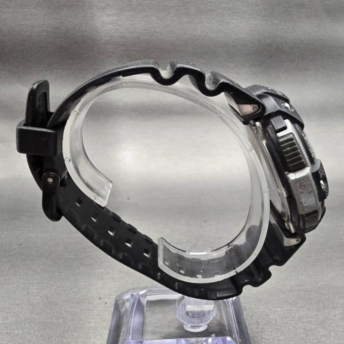 Casio SGW-100 Digital Watch Men 48mm Silver Black Compass Thermometer New Batt8