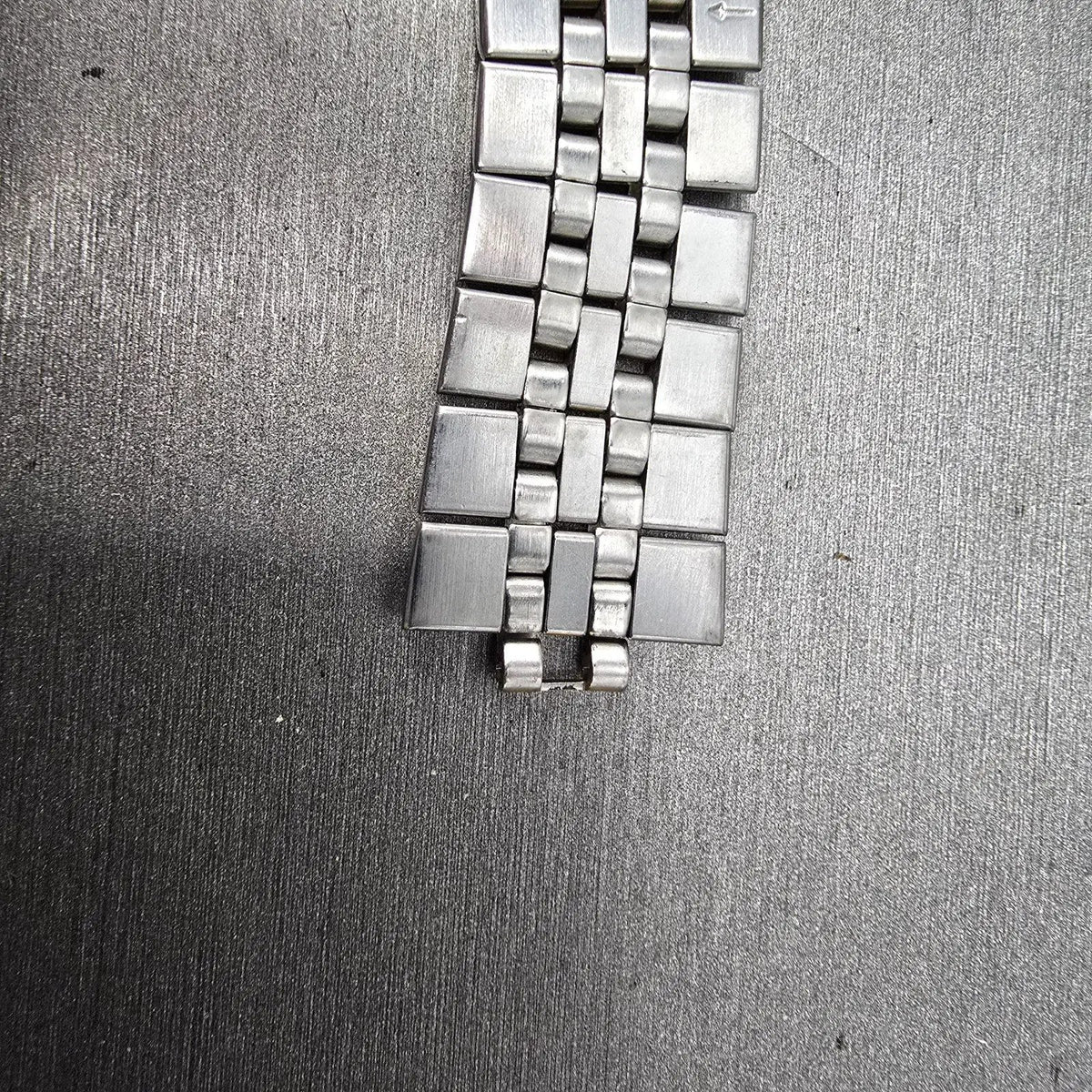 Seiko Bracelet 20mm Stainless Steel Two Tone Tri Folding Clasp VTG Japan5