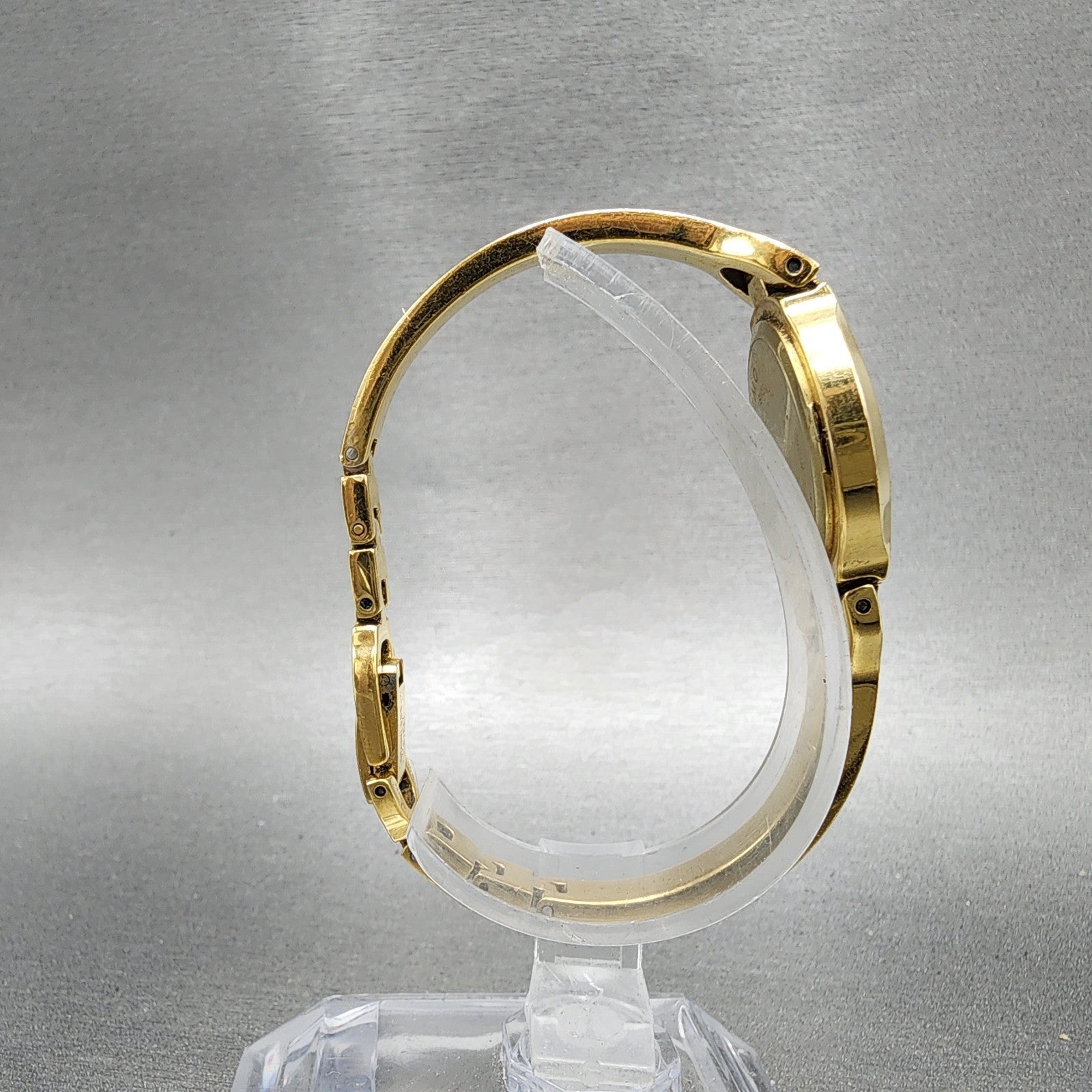 Movado Kara Watch Women 24mm Black Dial Gold Tone Round 88A11846 New Battery8