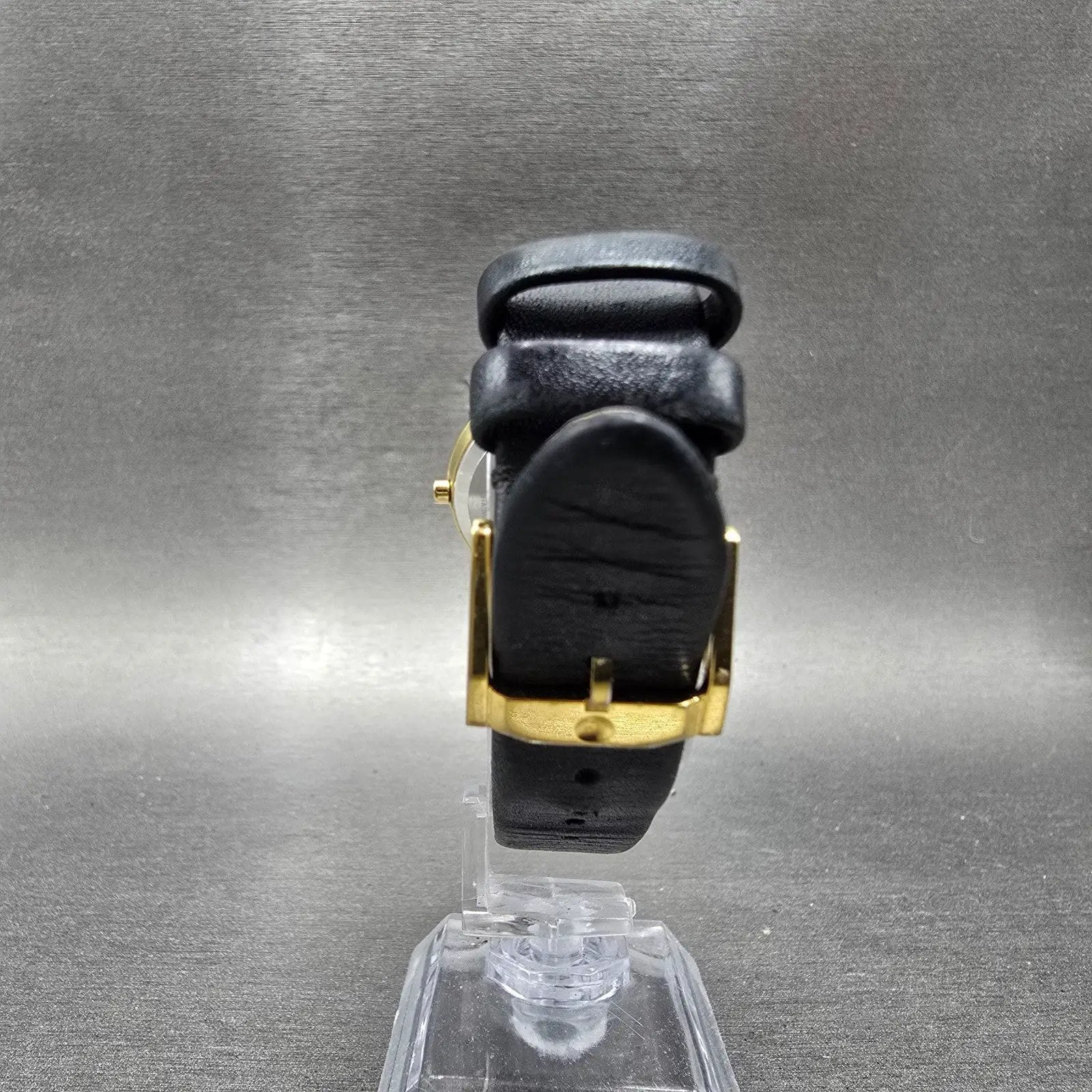 Movado Museum Watch Women 28mm Black Dial Gold Tone 07.3.36.1263 New Battery7