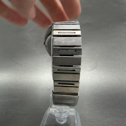 Seiko SQ Watch Men 34mm Silver Dial Silver tone Daydate 8223-5359 New Battery7