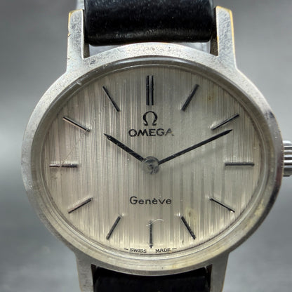 Omega Geneve Watch Women 23mm White Dial White Gold Plated 511.9412 Cal620 PARTS2