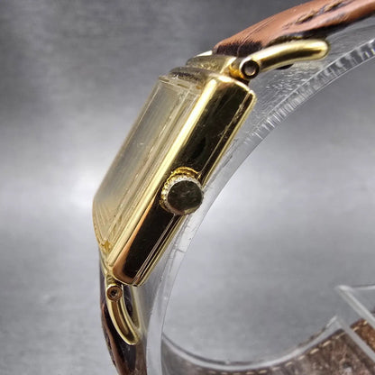 Hamilton Wilshire Watch Women 18mm Women Gold Dial Gold Registered Edition PARTS3