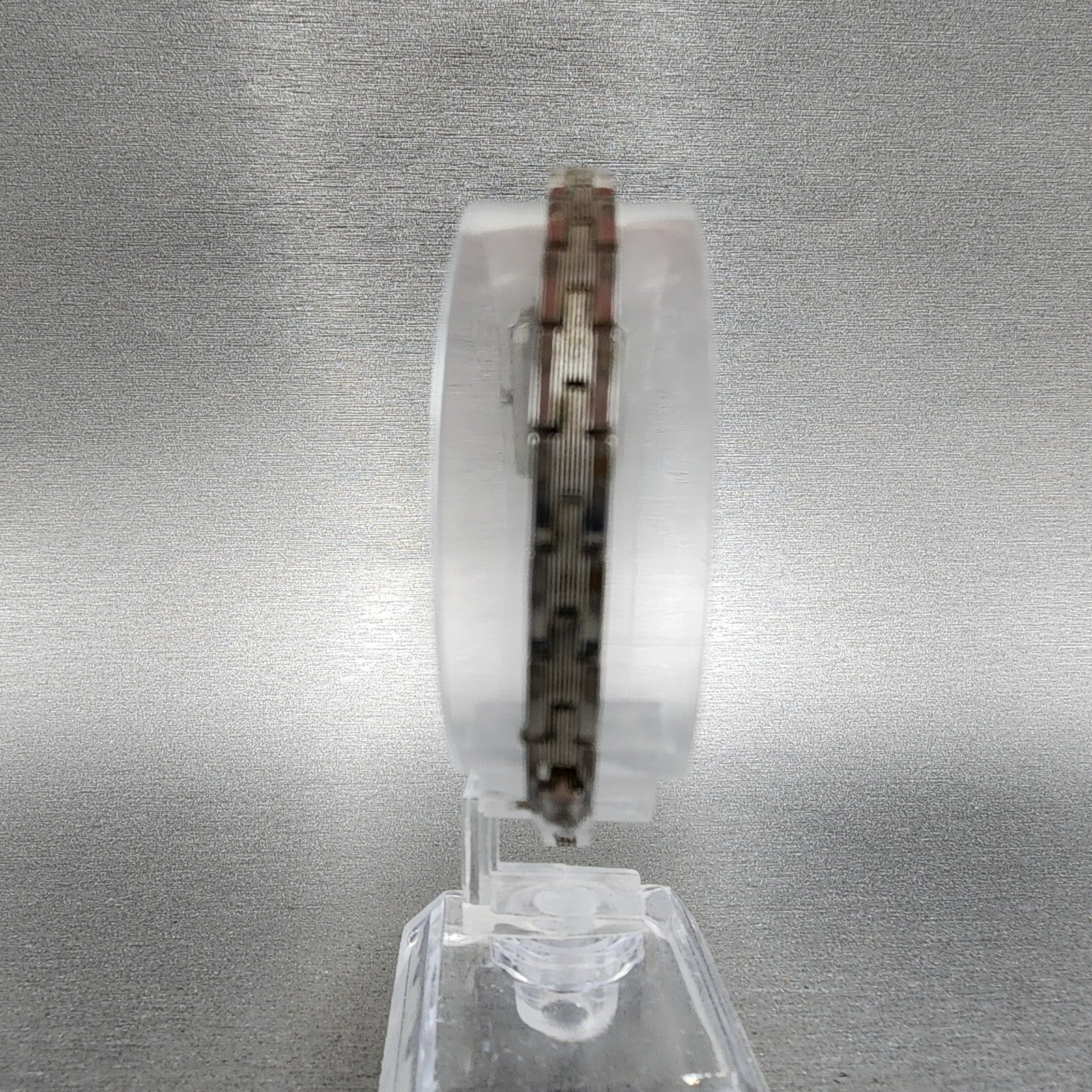 Seiko Watch Women 12mm Gray Dial Silver Tone 2E205179 Octagon New Battery7