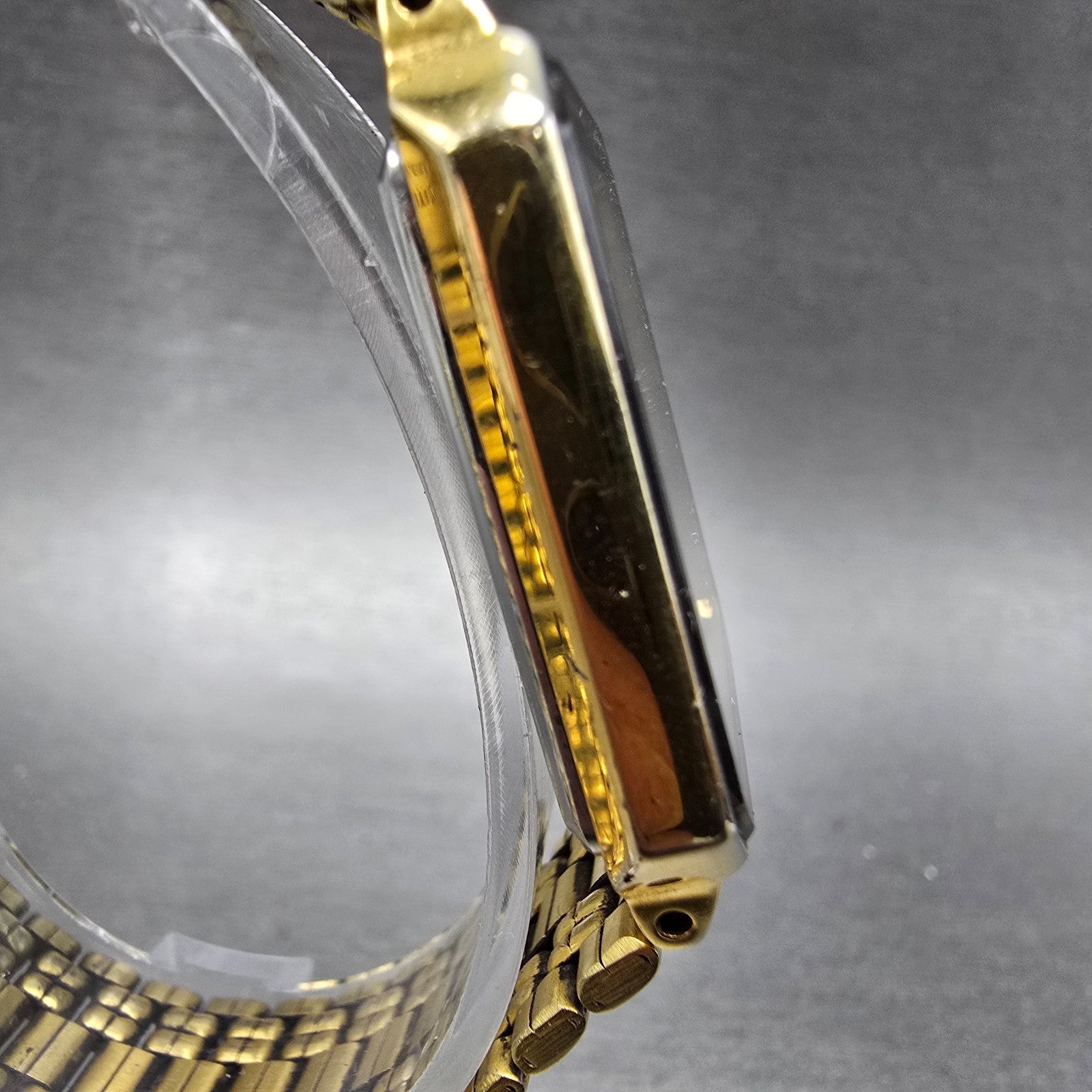 Citizen CQ Tank Watch Men 27mm Champagne Dial Gold Tone 6031-R04630 PARTS VTG4