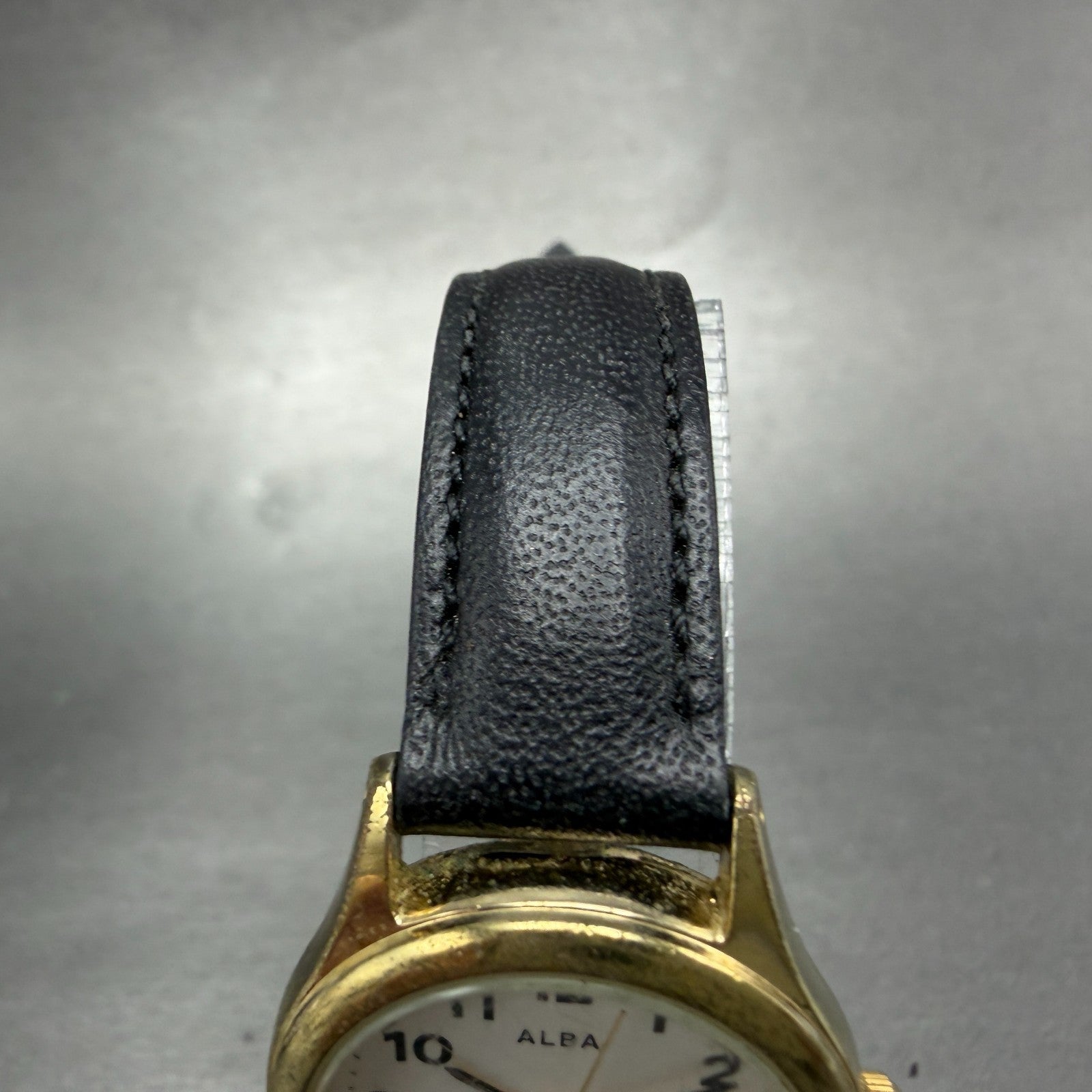 Seiko Alba Watch Women 26mm Silver Dial Gold Tone Round VJ21-KF60 New Battery4