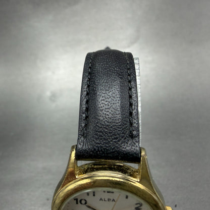 Seiko Alba Watch Women 26mm Silver Dial Gold Tone Round VJ21-KF60 New Battery4