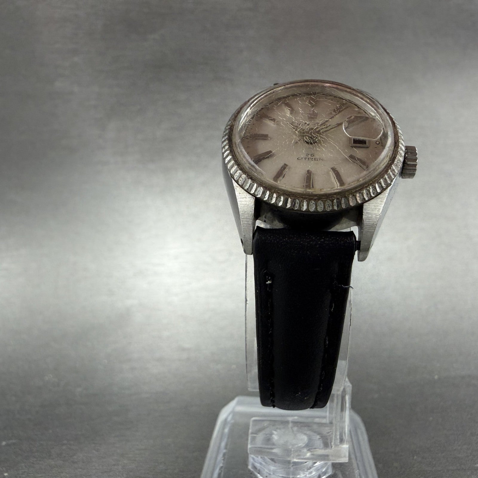 Citizen date Star Watch Women 25mm Silver Dial Silver Tone Date Manual Runs5