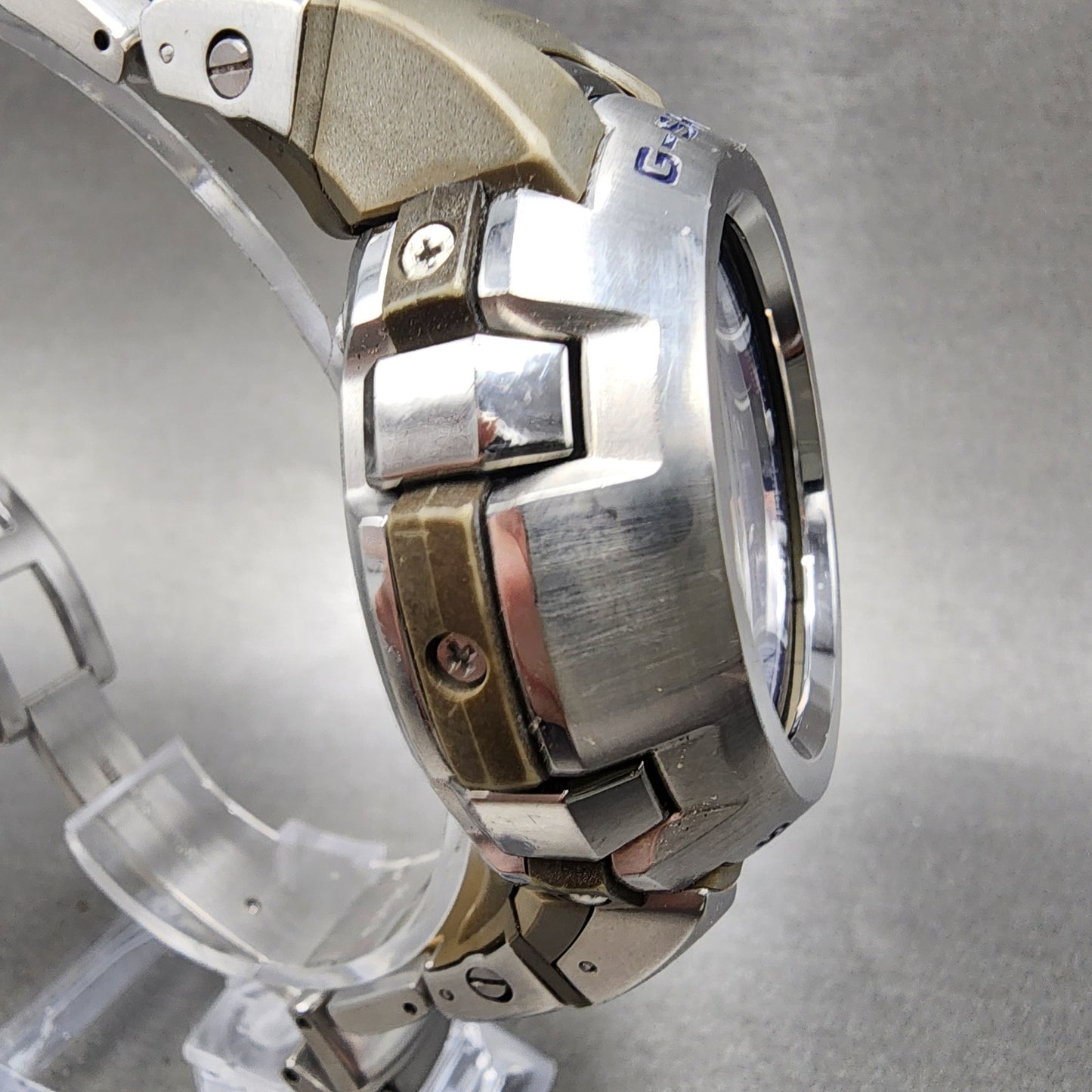 Casio G-Shock GW-1000DJ Watch Men 47mm Blue Dial Steel Analog Digital Works
