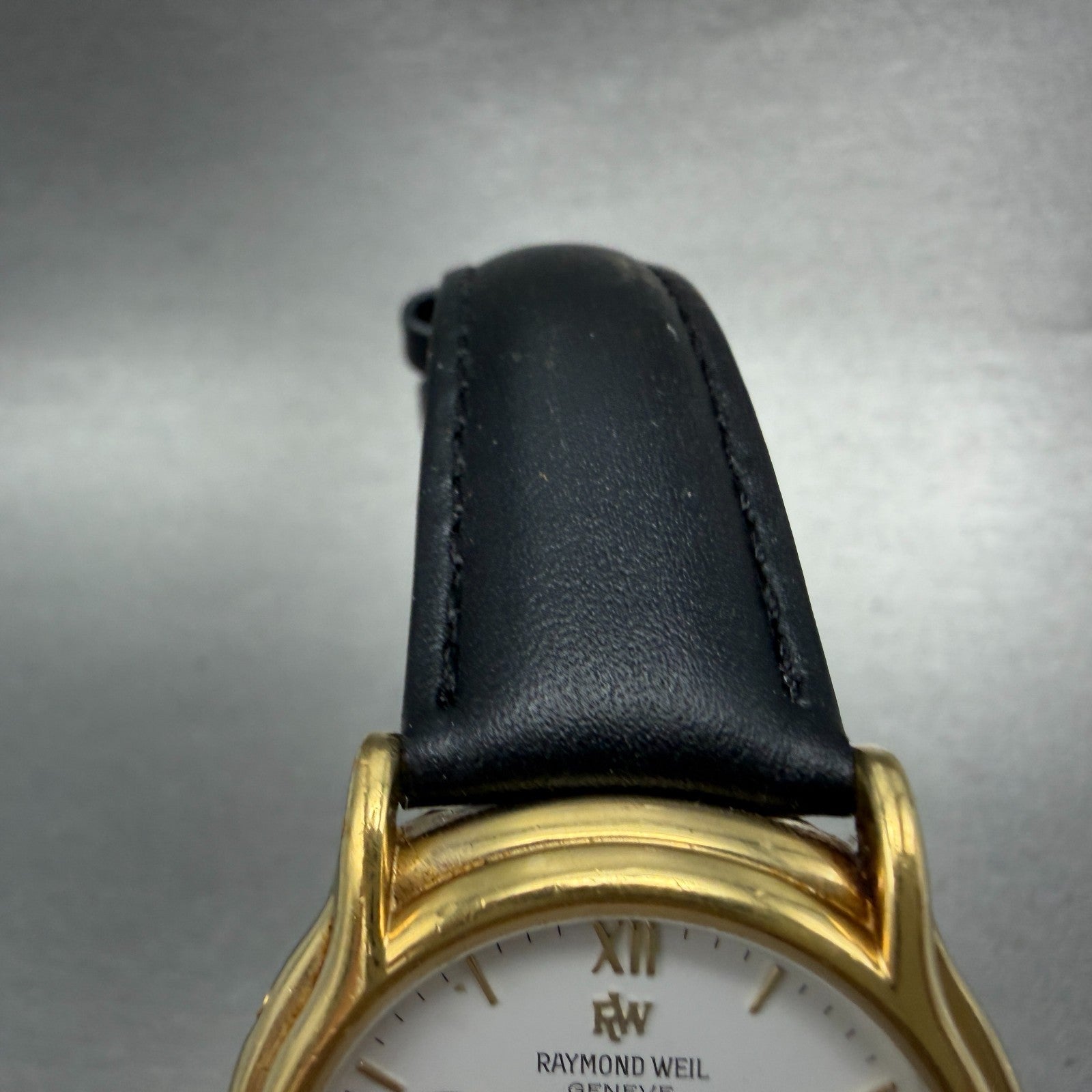Raymond Weil Fidelio Moonphase Watch Men 33mm White Dial Gold Plated 2002 Newbat4