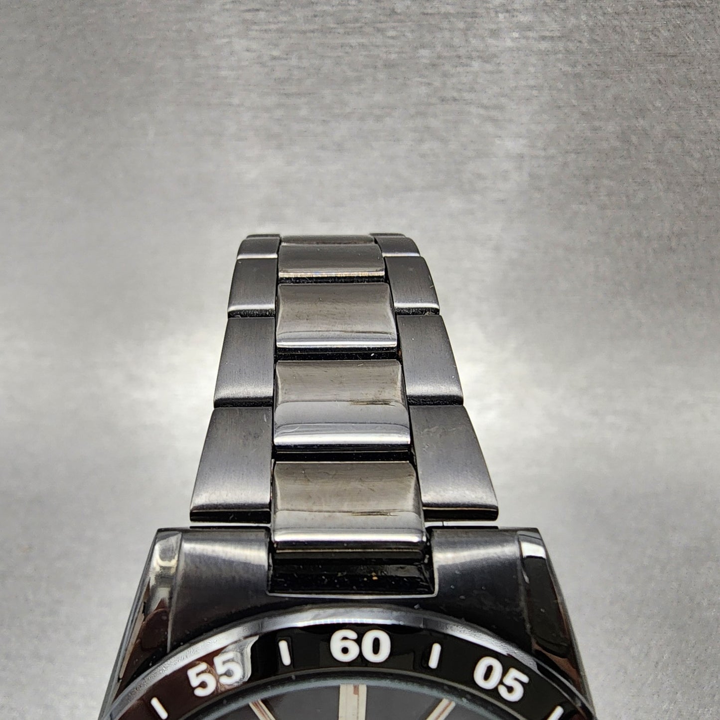 Seiko 5 Automatic 36mm Watch Men Black Dial Black Tone Daydate 7s2602t0 Runs6