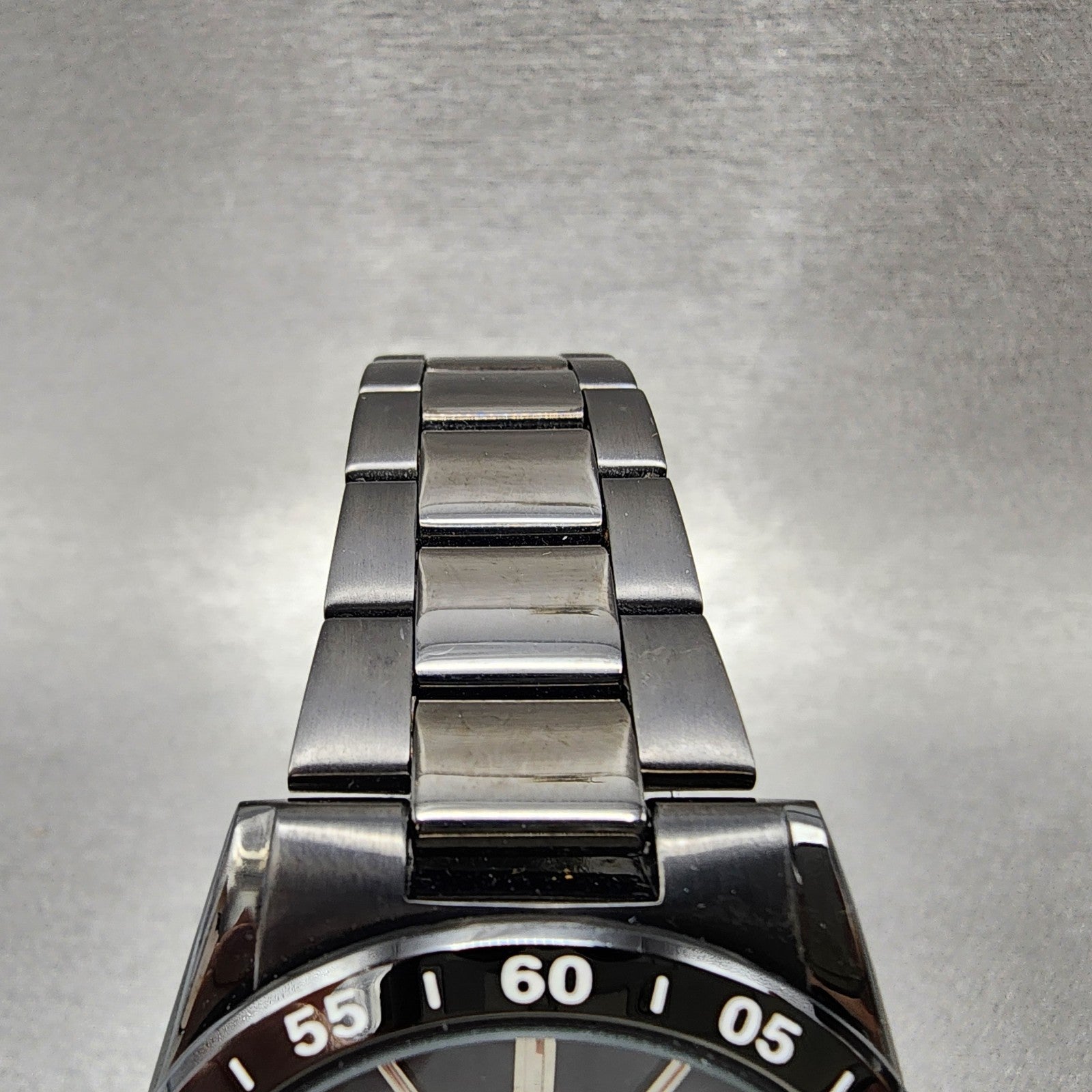 Seiko 5 Automatic 36mm Watch Men Black Dial Black Tone Daydate 7s2602t0 Runs6