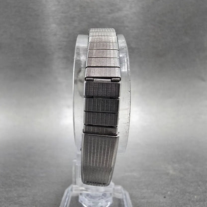 Seiko Automatic Watch Women 23mm White Dial Steel Date 2205-0240 PARTS VTG8