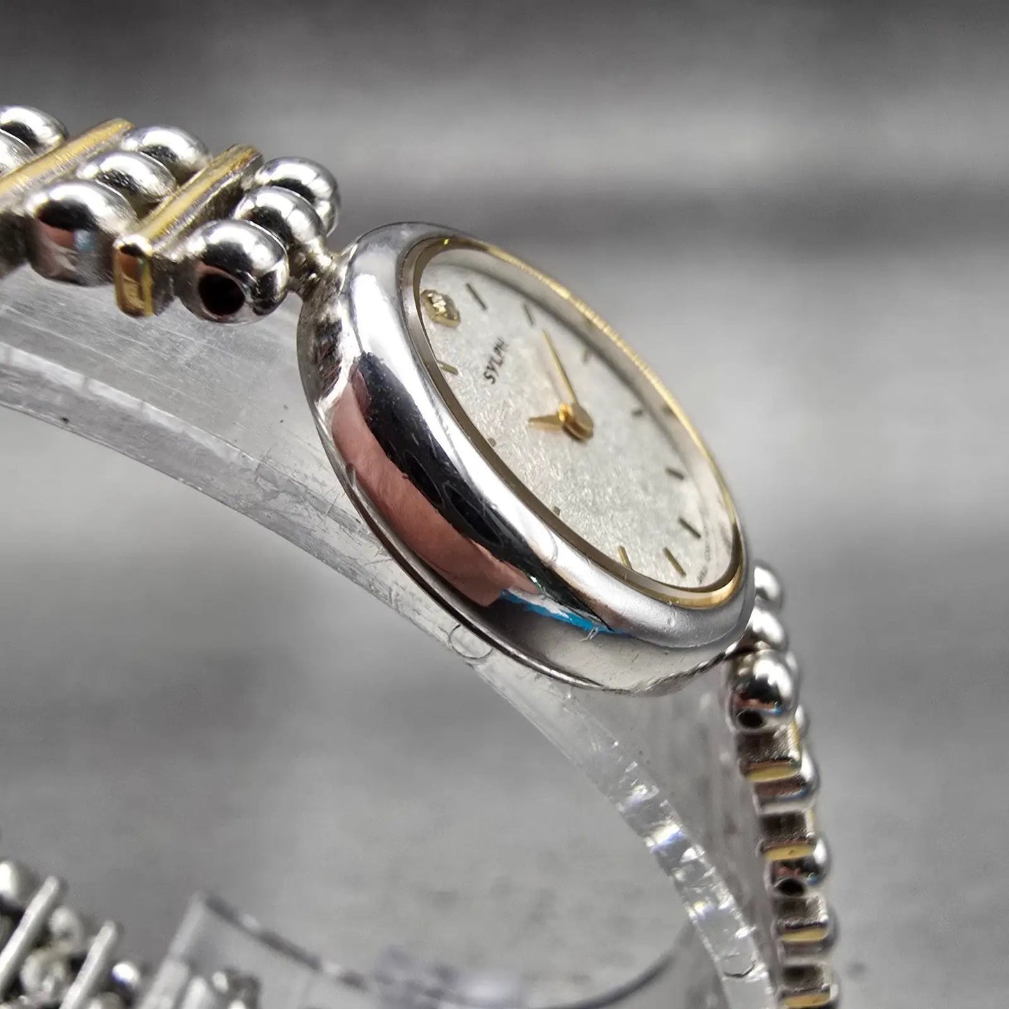 Citizen Sylph Watch Women 19mm Silver Dial Two Tone Round 2200-228707 New Batt3