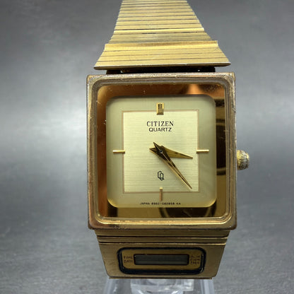 Citizen CQ Watch Men 25mm Champagne Dial Gold Tone 8962-084942 PARTS0