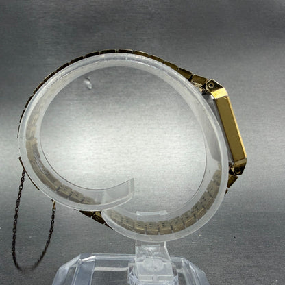 Seiko Watch Women 12mm Champagne Dial Gold Tone 1320-5029 New Battery Vintage 788