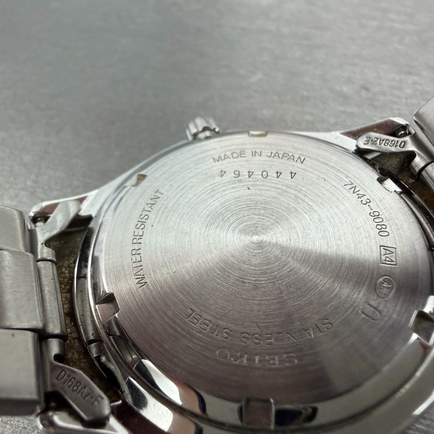 Seiko Watch Men 37mm White Dial Silver Tone Daydate Round 7N43-9080 New BatteryG9