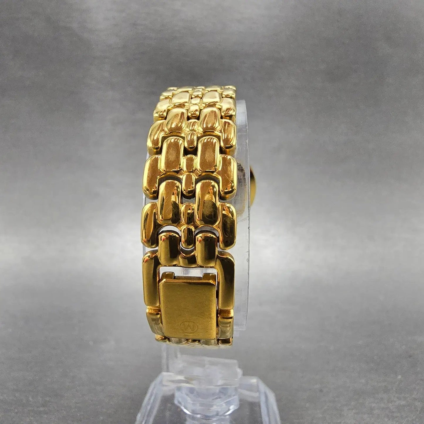 Movado Museum Watch Women 26mm Black Dial Gold Tone Round 87.A1.833 New Battery7