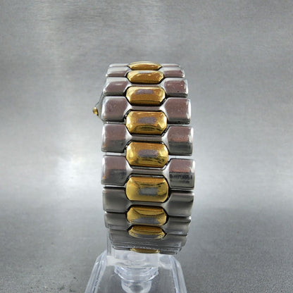 Longines Conquest Watch Men 33mm Blue Dial Two Tone Date Round 4020 New Batt8