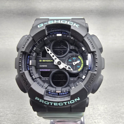Casio G-Shock GMA-S140 Watch Women 46mm Black Gray Alarm Chronograph New Battery0