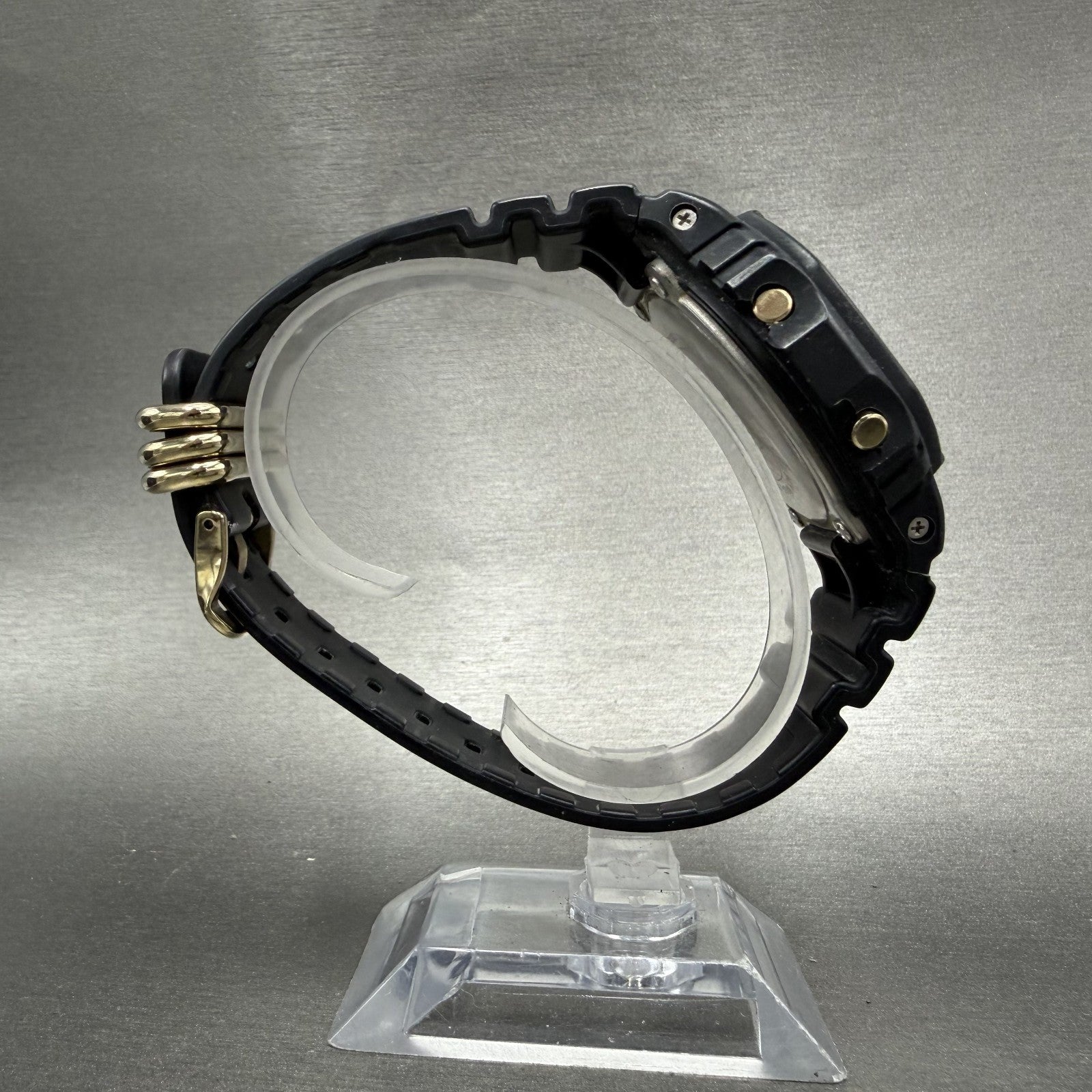Casio G-Shock Watch Men 43mm Digital Black Gold DW-5600RE Octagon New Battery9