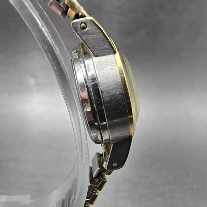 Eterna Matic Watch Women 19mm Cream Dial Two Tone Round Automatic Works VTG3