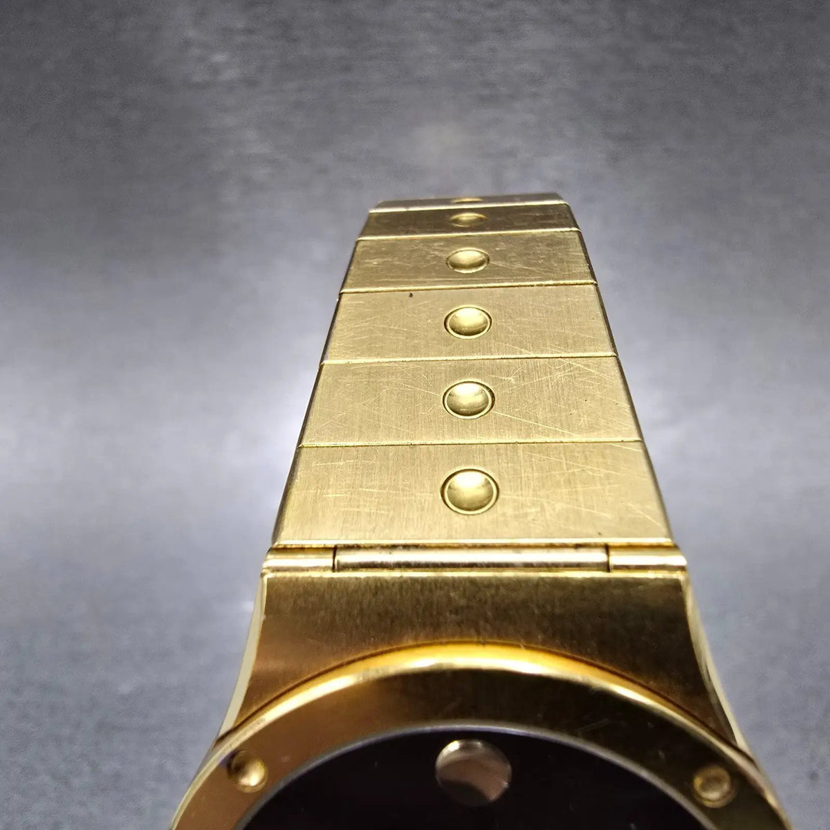 Movado Museum Watch Men 32mm Black Dial Gold Round 88.A2.876 PARTS Vintage5