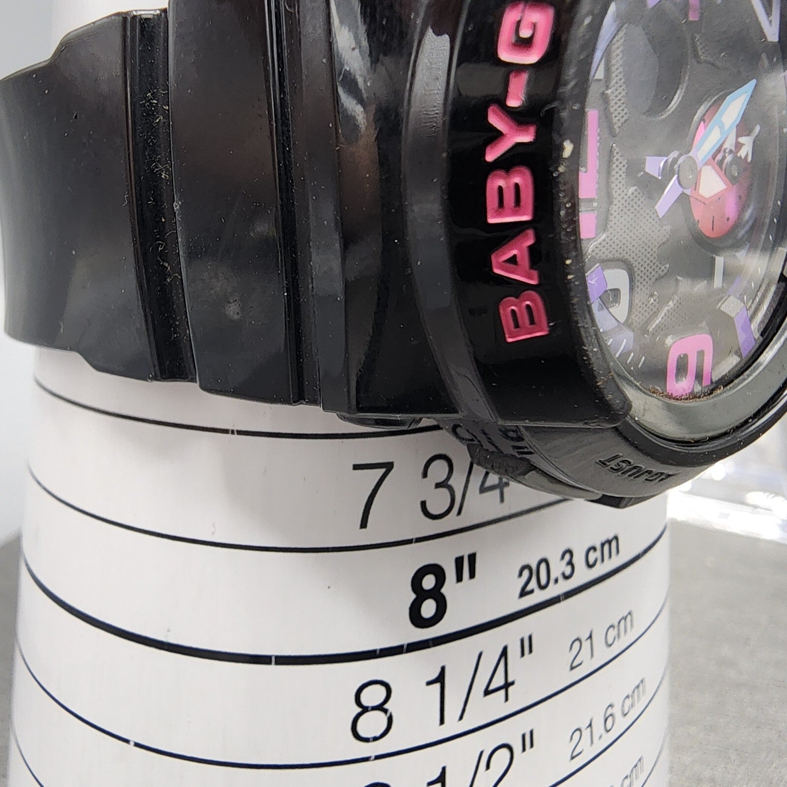 Casio babyG Watch Women 44mm Black Dial Black Tone Round BGA190 New Battery10
