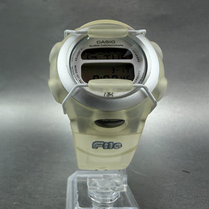 Casio Baby-G Watch Women 41mm Digital Clear Alarm Chrono BG-380 New Batt5