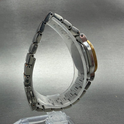 Seiko Lukia Watch Women 21mm MOP Dial Two Tone Oval 1F21-0AZ0 New Battery8