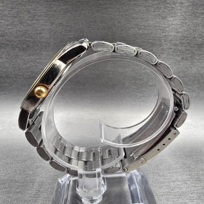 Citizen Mens Watch 35mm Champagne Dial Two Tone Round 1032-S77147 New Battery L6