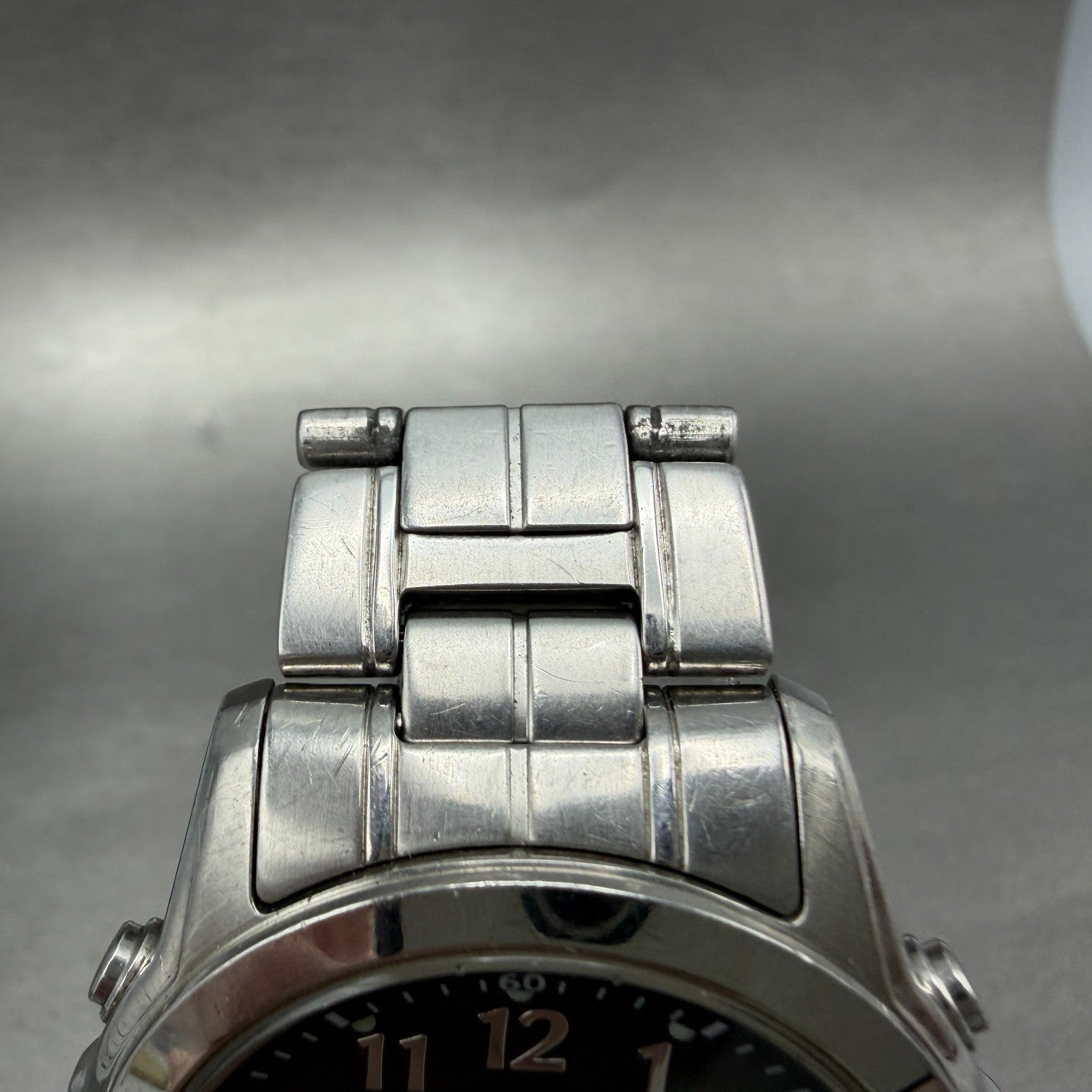 Casio Lineage Watch Men 41mm Black Dial Silver Tone Analog Digital Solar Runs4