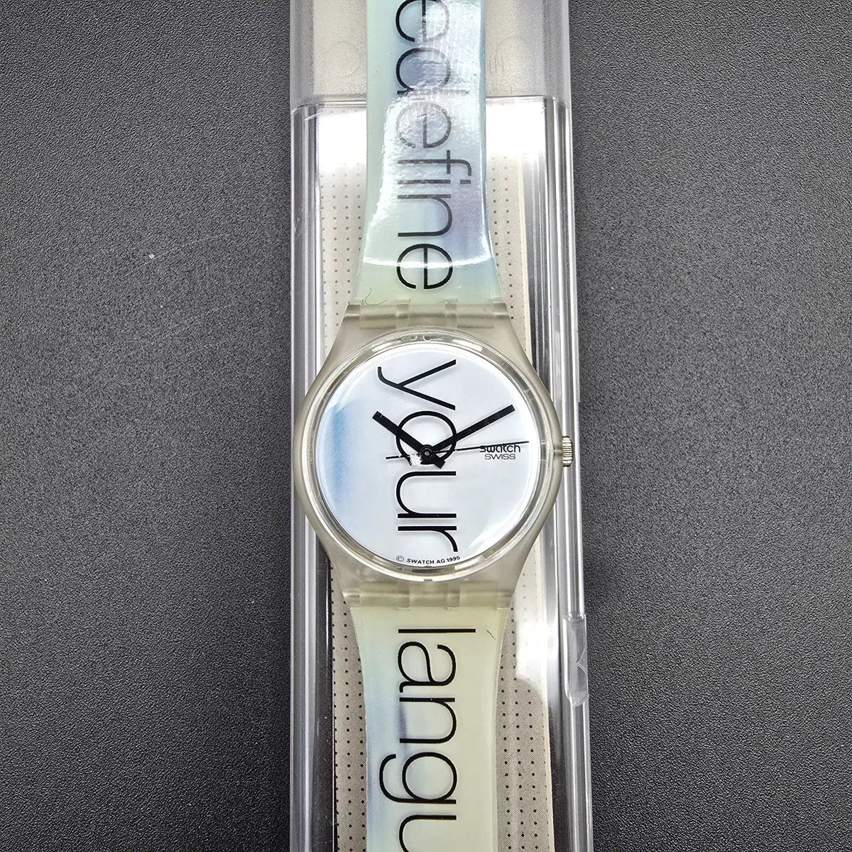 Swatch Messages Limited Set Watch Men 34mm GK226 GK227 GK228 New Battery NOS8