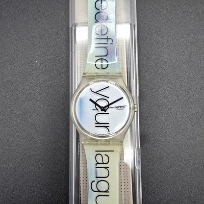 Swatch Messages Limited Set Watch Men 34mm GK226 GK227 GK228 New Battery NOS8