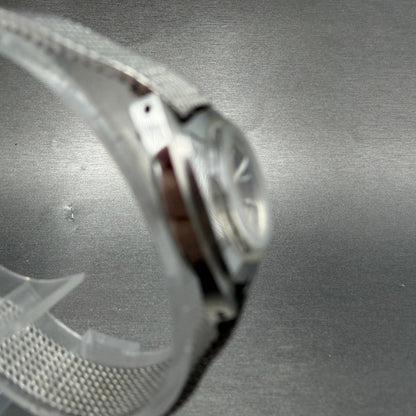 Waltham Watch Women 19mm Gray Dial Steel Manual Wind Mesh Band Round Manual VTG3