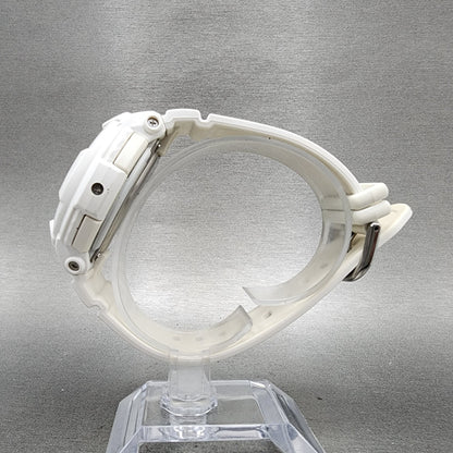 Casio BabyG BGA131 Watch Women 43mm White Tone Analog Digital New Battery6