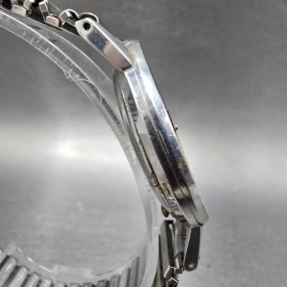 Seiko Crown Watch Men 34mm Gray Silver Stainless Case J14096ED JDM VTG PARTS4