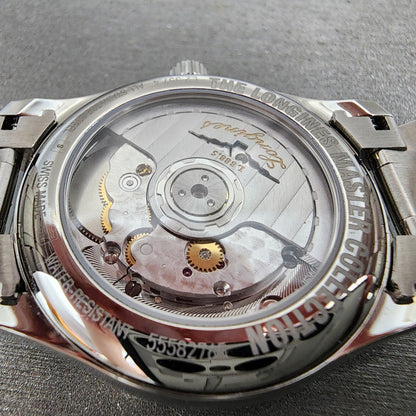 Longines Master Collection Automatic Watch Unisex 34mm Silver Dial Steel Works9